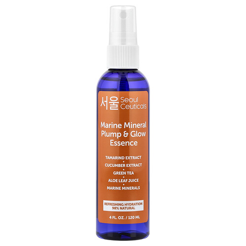 SeoulCeuticals, Marine Mineral Plump & Glow Essence, marine Mineral-Plump & Glow Essence, 120 ml (4 fl. oz.)
