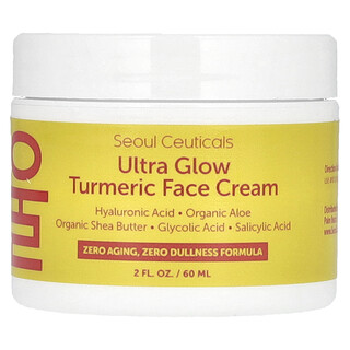 SeoulCeuticals, Crema facial con cúrcuma ultrabrillante, 60 ml (2 oz. líq.)