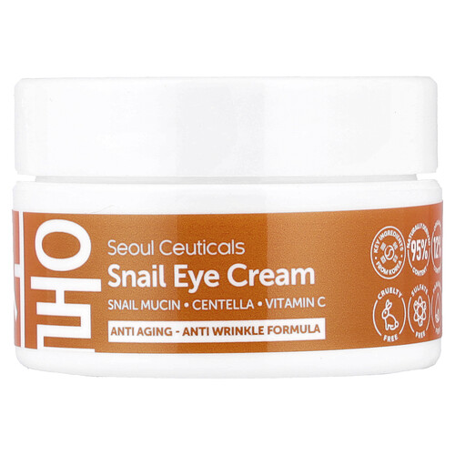 SeoulCeuticals, Snail Eye Cream, Schnecken-Augencreme, 15 ml (0,5 fl. oz.)