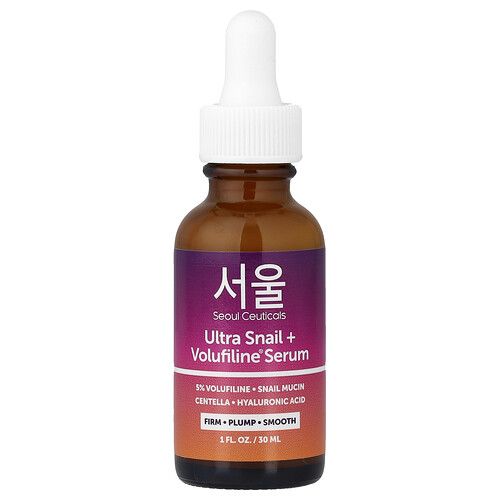 SeoulCeuticals, Ultra Snail + Volufiline® Serum, Serum für Schnecken, 30 ml (1 fl. oz.)
