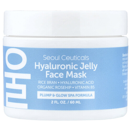 SeoulCeuticals, Hyaluronic Jelly Beauty Face Mask, Beauty-Gesichtsmaske mit Hyaluron-Gel, 60 ml (2 fl. oz.)