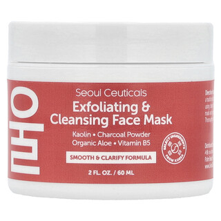 SeoulCeuticals, Mascarilla facial de belleza exfoliante y de limpieza, 60 ml (2 oz. líq.)