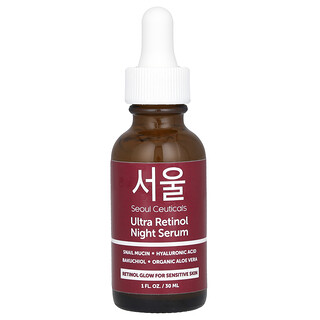 SeoulCeuticals, Sérum de noche con ultrarretinol, 30 ml (1 oz. líq.)