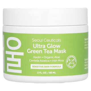 SeoulCeuticals, Ultra Glow grønn te skjønnhetsmaske, 2 fl oz (60 ml)