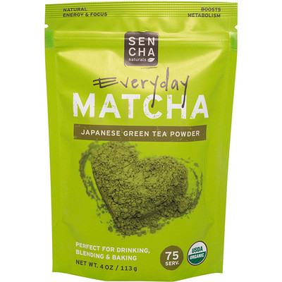 Sencha Naturals матча, порошковый зеленый чай для повседневного чаепития, 4 унции (113 г)