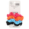 Scunci, Everyday & Active, Sporty Mesh & Super Comfy Ponytailers, Assorted Colors, 4 Pieces