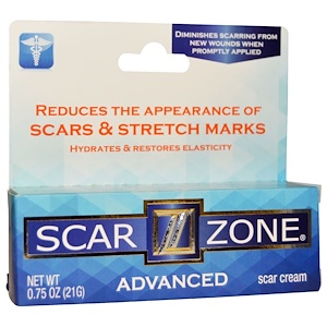 Купить Scar Zone, Усовершенствованный крем от шрамов, 0,75 унции (21 г)  на IHerb