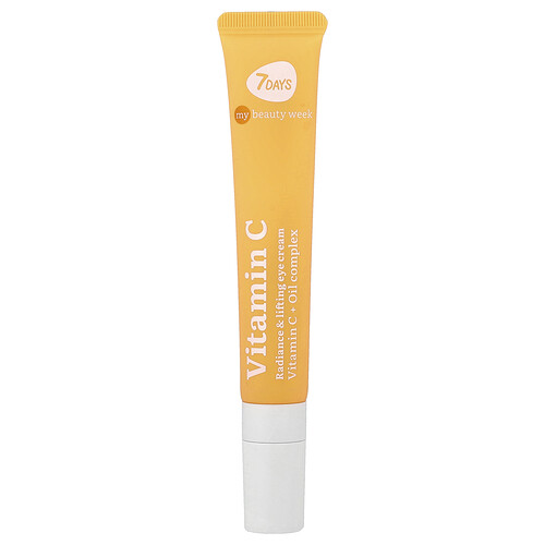 7Days Beauty, Vitamin C, Dual-Action Radiance & Lifting Eye Cream, strahlende und straffende Augencreme mit doppelter Wirkung, 18 ml (0,6 fl. oz.)