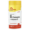 Complete B-Complex+ + فيتامين ج، 100 كبسولة نباتية صرف