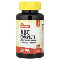 ABC Complete, мультивітаміни та мікроелементи для дорослих, 60 капсул, вкритих оболонкою
