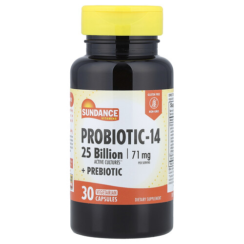 Sundance Vitamins, Probiotic-14, Probiotika, 30 pflanzliche Kapseln