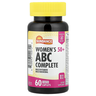 Sundance Vitamins, 50 岁以上女性 ABC 多面多维生素多矿物质，60 片包衣囊片