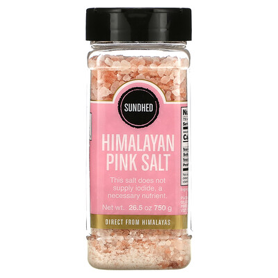 Купить Sundhed Розовая гималайская соль, 750 г (26, 5 унции)
