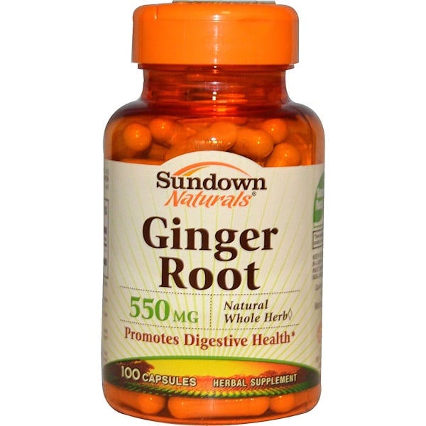 Sundown Naturals, Ginger Root, 550 mg, 100 Capsules (Discontinued Item) 
