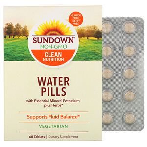 Отзывы о Сандаун Нэчуралс, Water Pills, 60 Tablets