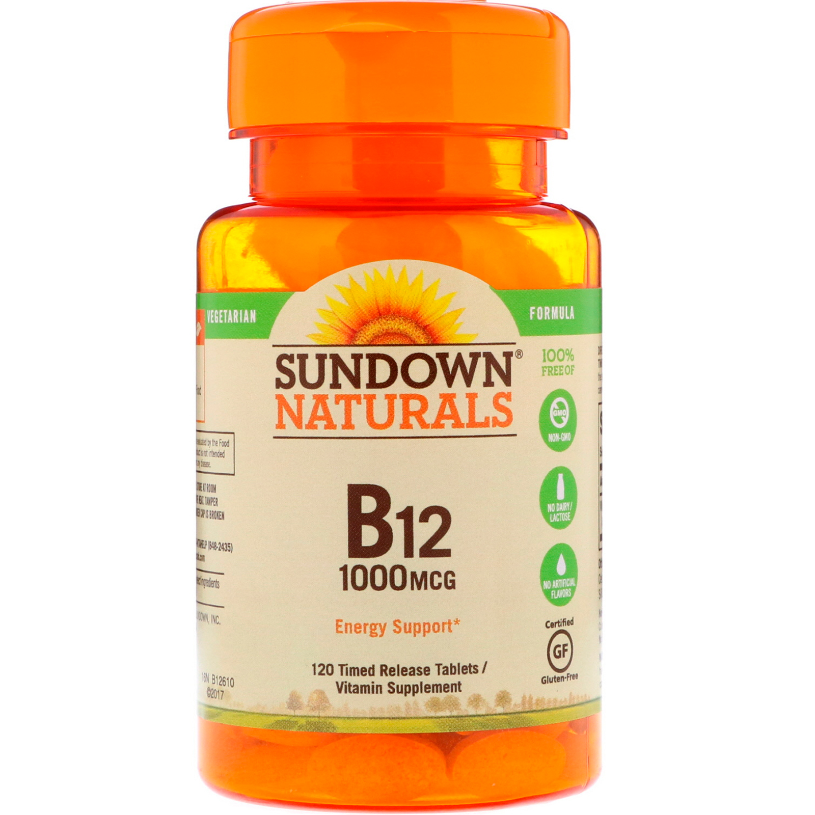 Sundown Naturals Vitamin B12 1000 Mcg 120 Timed Release Tablets