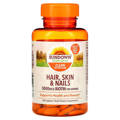 

Sundown Naturals Hair Skin & Nails 120 Caplets