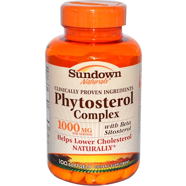 Sundown Naturals, Phytosterol Complex, 100 Softgels (Discontinued Item) 