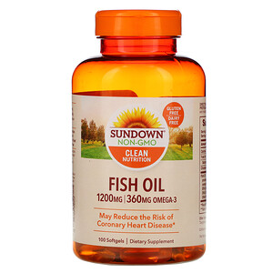 Отзывы о Сандаун Нэчуралс, Fish Oil, 1,200 mg, 100 Softgels