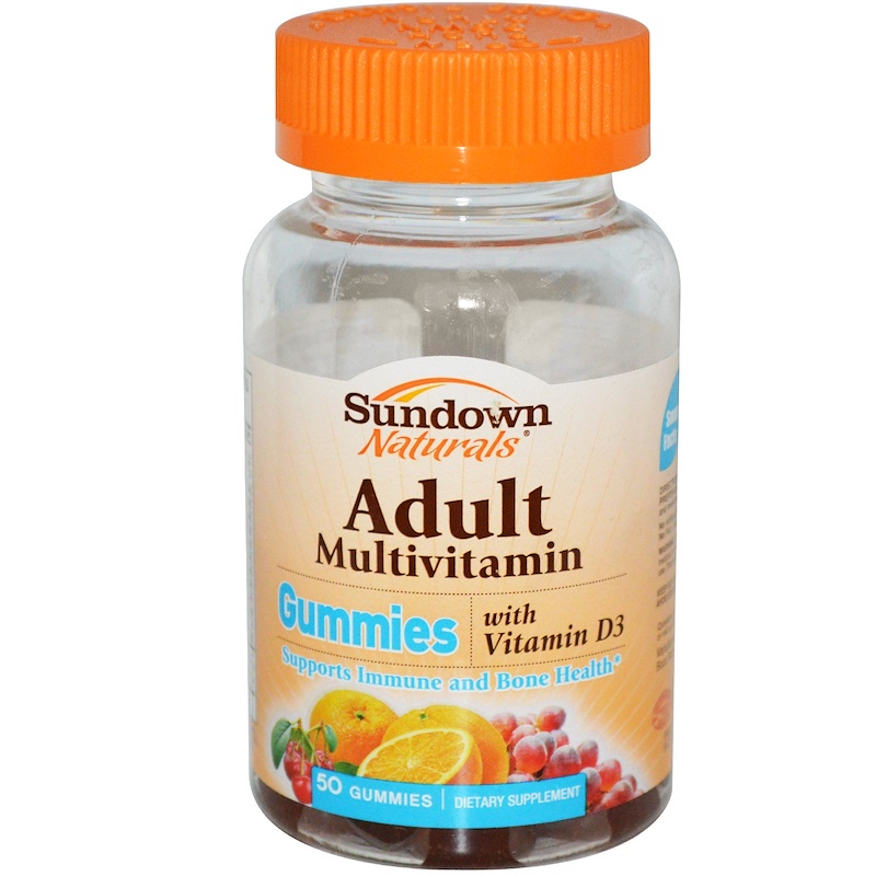 Sundown Naturals Adult Multivitamin Gummies With Vitamin D3 50 Gummies Iherb