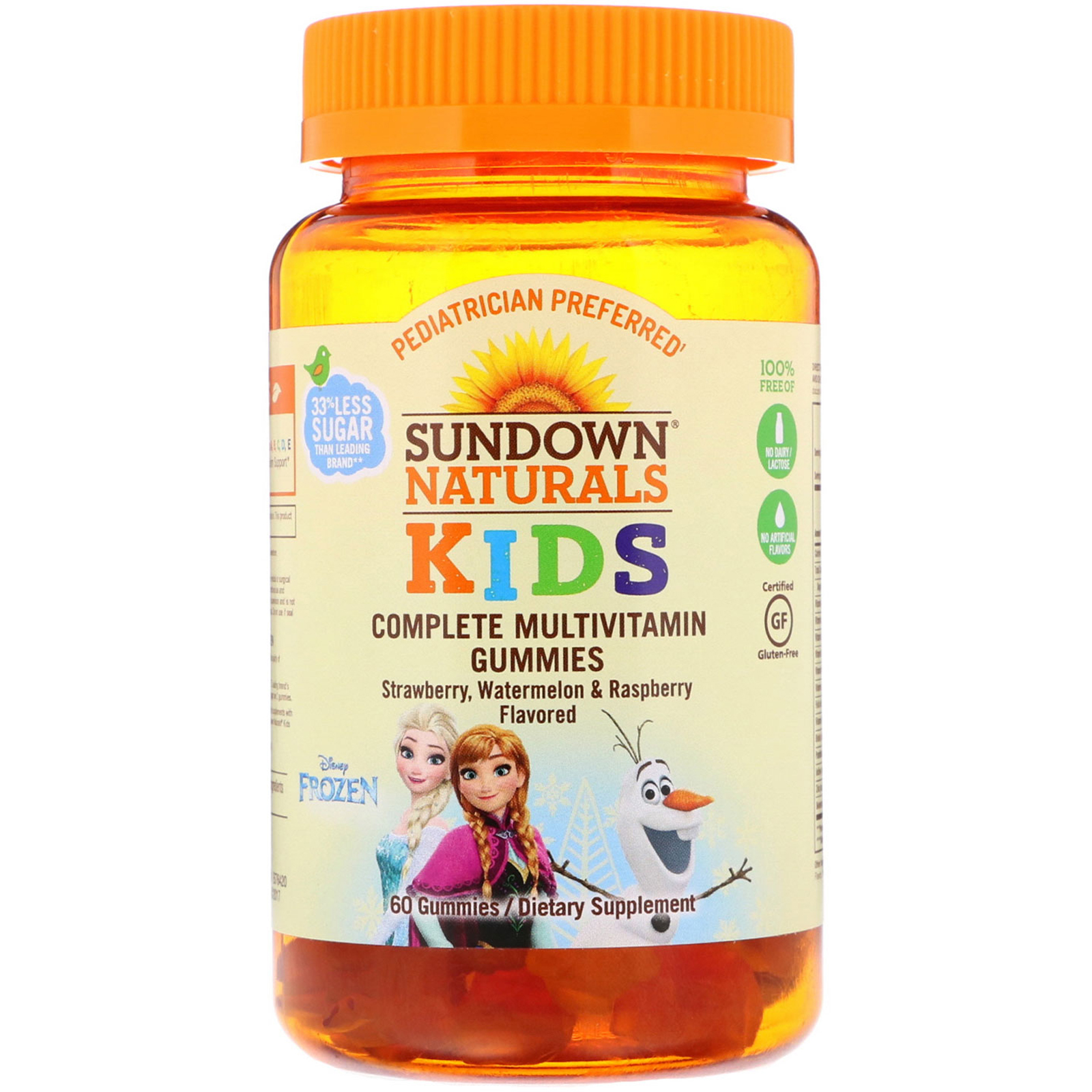 Sundown Naturals Kids, Complete Multivitamin Gummies, Disney Frozen ...