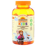 Sundown Naturals Kids, Мультивитаминные жевательные таблетки, «Холодное сердце», клубника, арбуз и малина, 180 таблеток отзывы