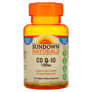 Отзывы о Сандаун Нэчуралс, Co Q-10, 100 mg, 100 Softgels