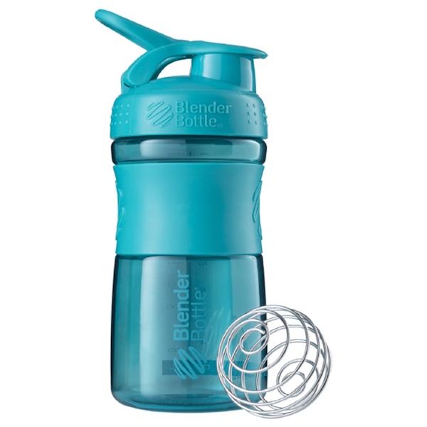 Blender Bottle, BlenderBottle, SportMixer Tritan Grip, Teal, 20 oz iHerb