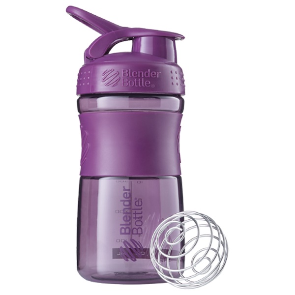 Blender Bottle, BlenderBottle, SportMixer Tritan Grip, Plum, 20 oz iHerb