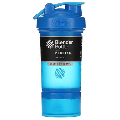 Blender Bottle ProStak, голубой, 650мл (22унции)