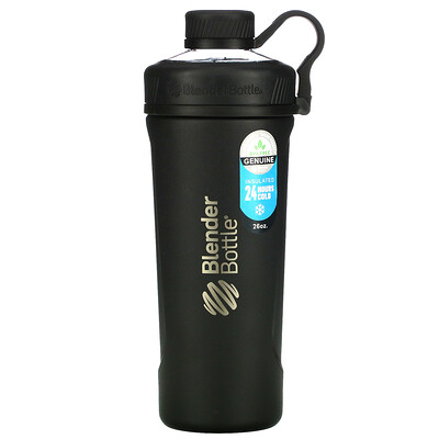 

Blender Bottle Radian, из изолированной нержавеющей стали, матовый черный, 770 мл (26 унций)