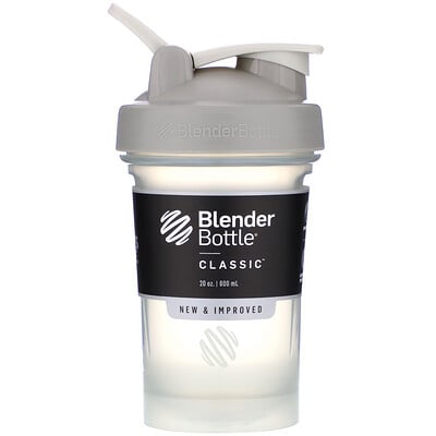 Blender Bottle Classic With Loop, Pebble Grey, 20 oz