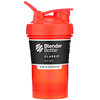 Blender Bottle, كلاسيكي مع حلقة، أحمر، 20 أوقية