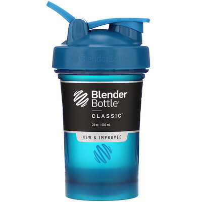 Blender Bottle Classic With Loop, Ocean Blue, 20 oz