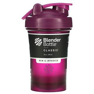 Blender Bottle, Classic With Loop, классический шейкер с петелькой, сливовый, 600 мл (20 унций)