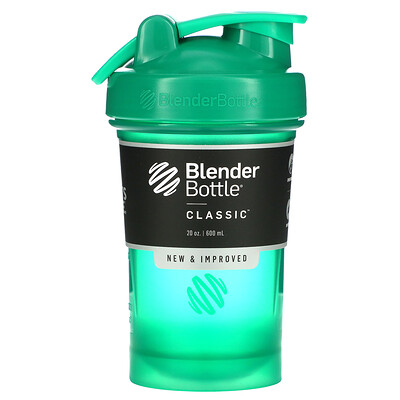 

Blender Bottle, Classic with Loop, Emerald Green, 20 oz (600 ml)