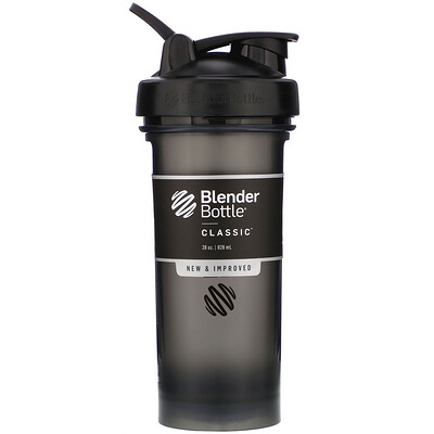 Blender Bottle Classic With Loop, Black, 28 oz (828 ml)