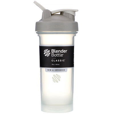 Blender Bottle Classic With Loop, Pebble Grey, 28 oz (828 ml)