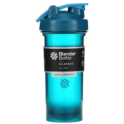 

Blender Bottle, Classic with Loop, Ocean Blue, 28 oz (828 ml)