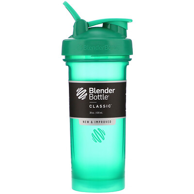 Blender Bottle Classic With Loop, Emerald Green, 28 oz (828 ml)