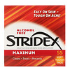 Stridex‏,  سنجل-ستيب، للسيطرة على حب الشباب، فعالية قصوى، خالٍ من الكحول، 55 قطعة قطنية ناعمة الملمس