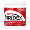 Stridex, マキシマム、アルコール不使用、90 Acne Pads