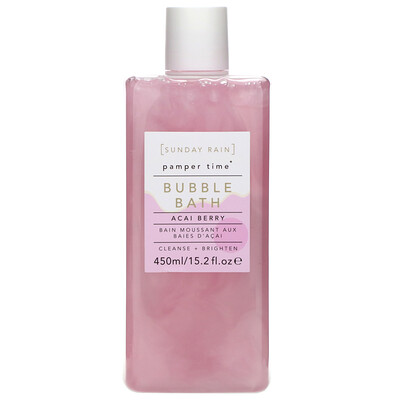 Sunday Rain Pamper Time, Bubble Bath, Acai Berry, 15.2 fl oz (450 ml)