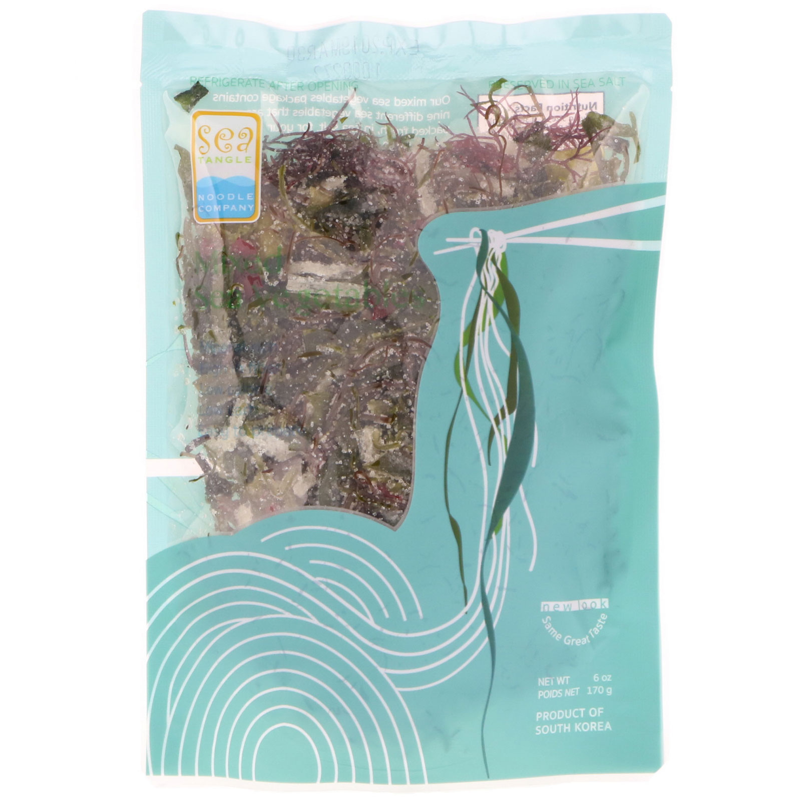 Sea Tangle Noodle Company, Mixed Sea Vegetables, 6 oz (170 g) iHerb