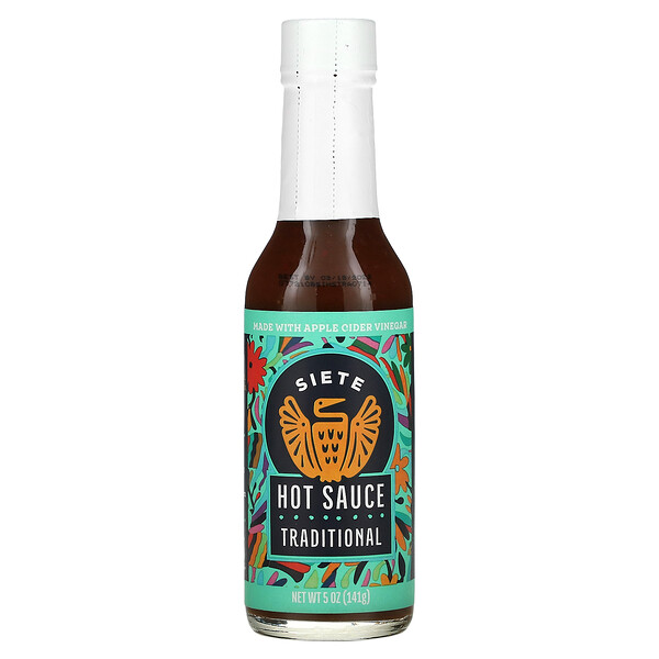 Siete‏, Hot Sauce, Traditional, 5 oz (141 g)