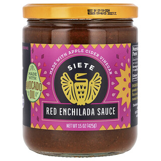 Siete, Sos Enchilada Merah, 15 oz (425 g)