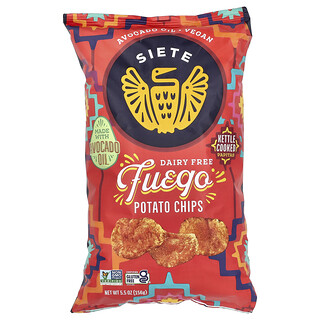 Siete, Patatas fritas, Fuego, 156 g (5,5 oz)