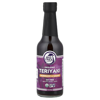 Big Tree Farms, Teriyaki, Adobo y salsa orgánicos, 296 ml (10 oz. líq.)