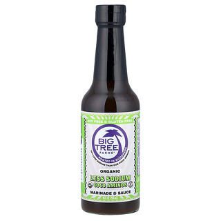 Big Tree Farms, Organic, mai puțin sodiu Coco Aminos, Marinade & Sauce, 10 fl oz (296 ml)