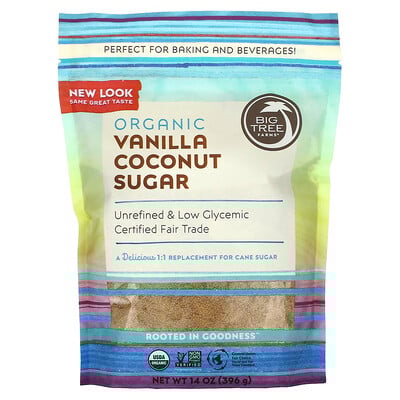 Big Tree Farms Organic Vanilla Coconut Sugar 14 oz (396 g)